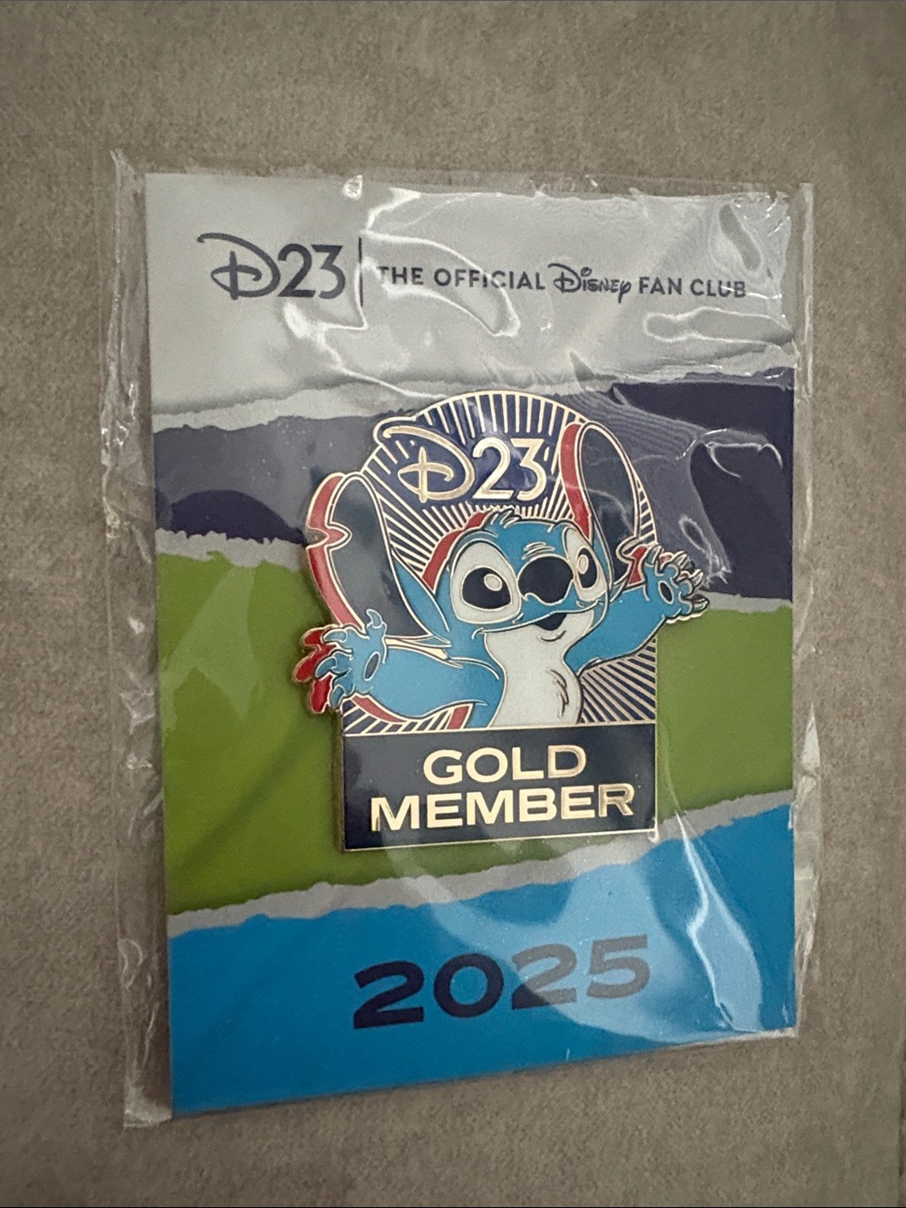 D23 2025 Member Exclusive Stitch Pin, BNWT